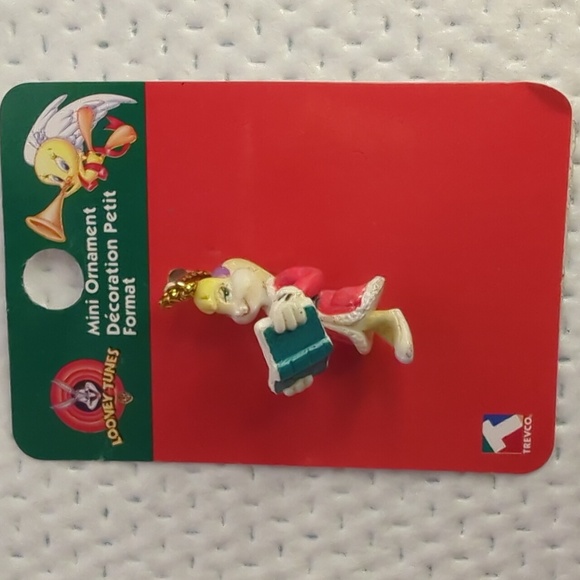 Vintage Miniature Looney Toons "Bugs", "Lola" and "Porky " Ornaments - Picture 3 of 5